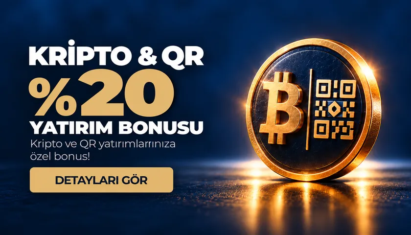 «%20 KRİPTO & QR YATIRIM BONUS» kartı, Savoybetting promosyon sayfası, 9 Ekim 2026 Savoybetting %20 kripto ve QR yatırım bonusu görseli